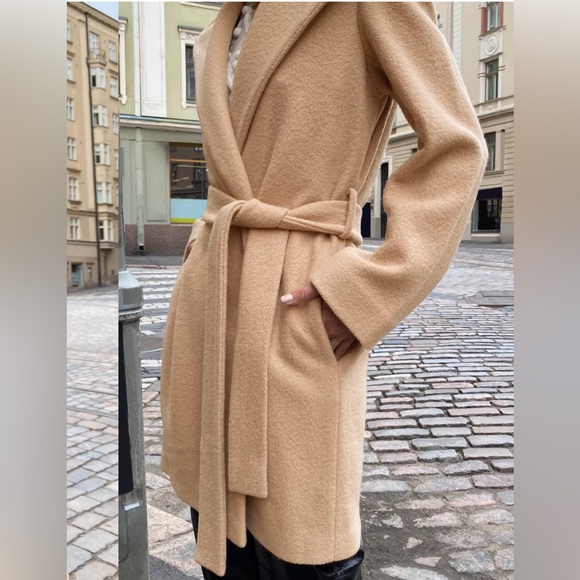 Wilfred Acre Robe Coat, Colour: Chasm (Tan). Size: XXS - Picture 5 of 6